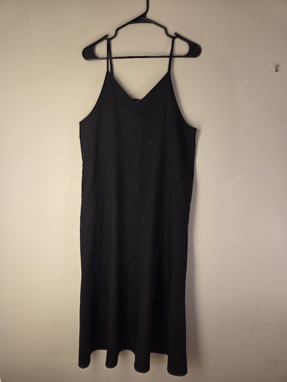 GU Black Midi Drop Waist Summer Dress